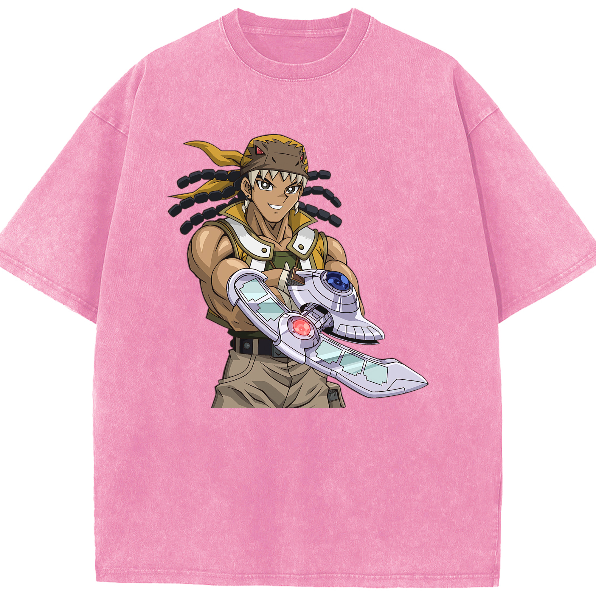 （画像用） 遊☆戯☆王 Yu-Gi-Oh! 綿100% ヴィンテージ風 半袖Tシャツ（フロントプリント）